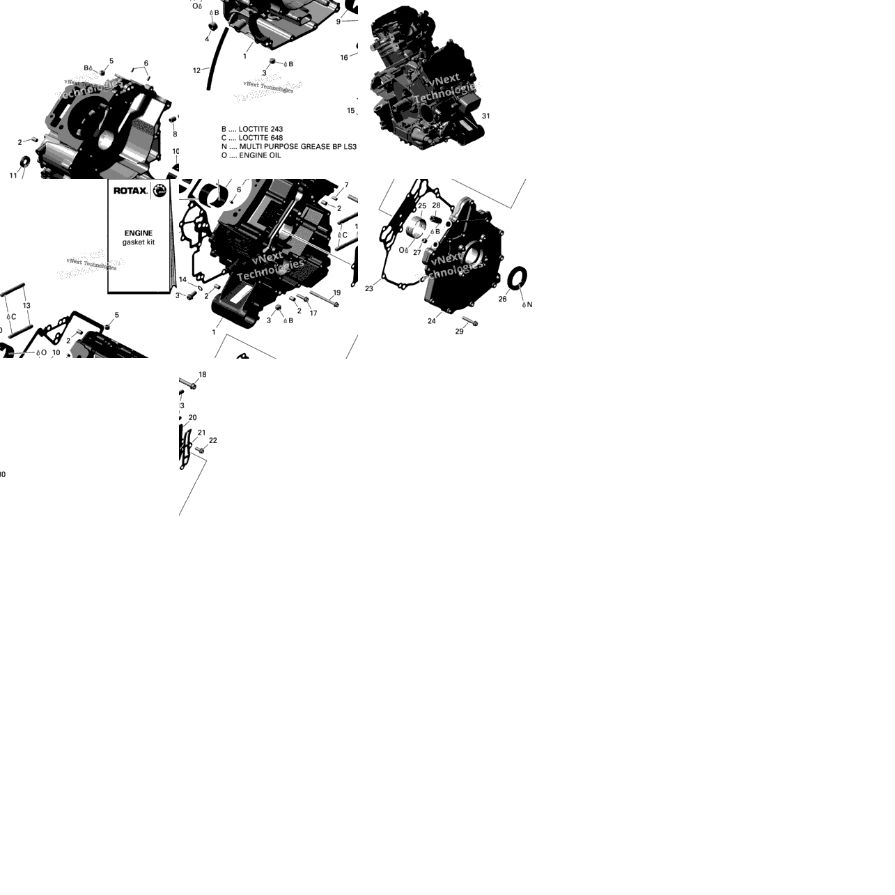 Rotax - Crankcase