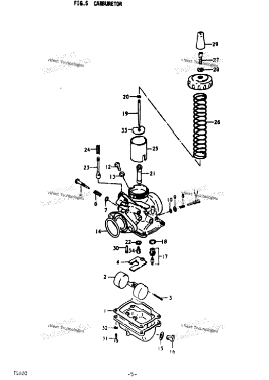 Carburetor (Ts100c)