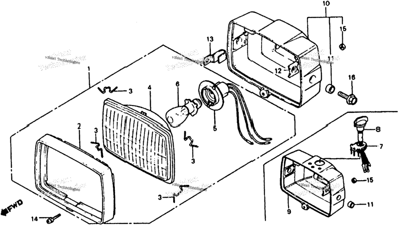 Headlight 81-82