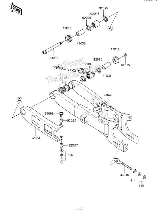 Swing Arm ('84 A1)