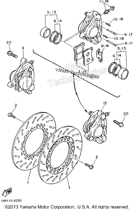 Front Brake Caliper