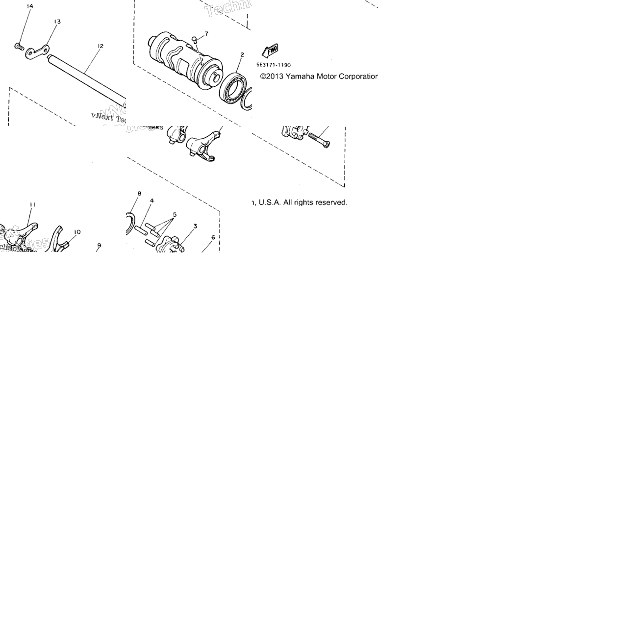Shift Cam Shift Fork