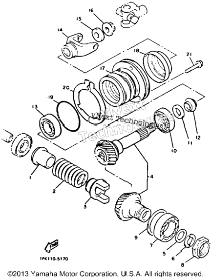 Middle Drive Gear