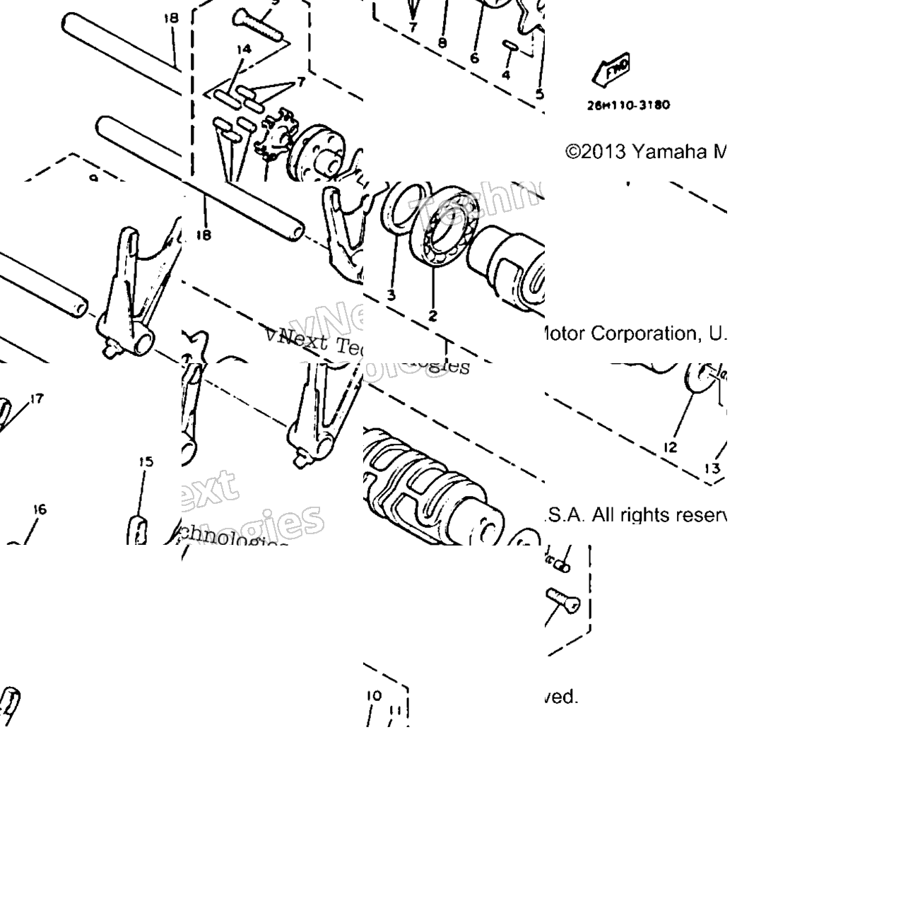 Shift Cam Fork
