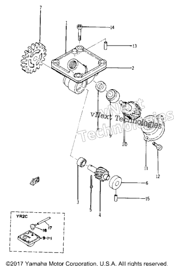Tachometer Gear
