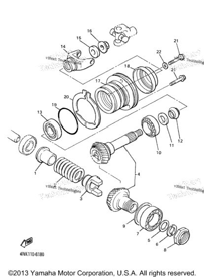 Middle Drive Gear