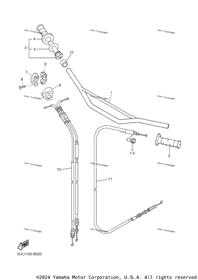 Steering Handle & Cable