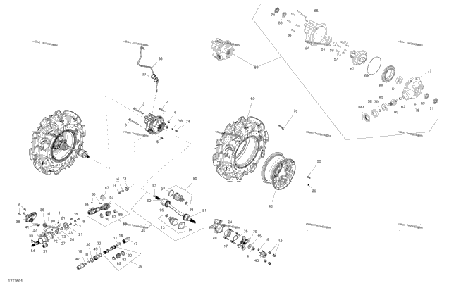 Front Drive System - All Models