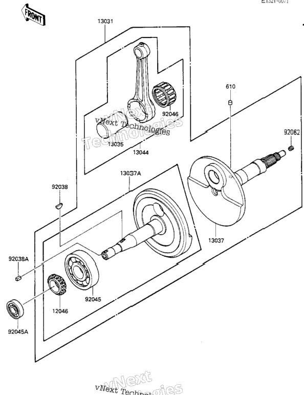Crankshaft (E/No. 006767-)