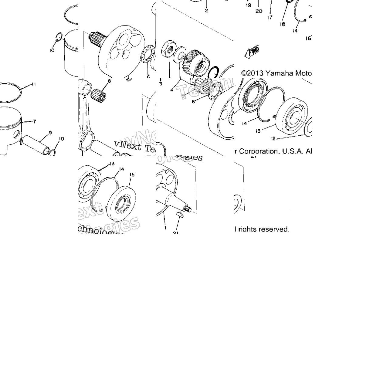Crank - Piston