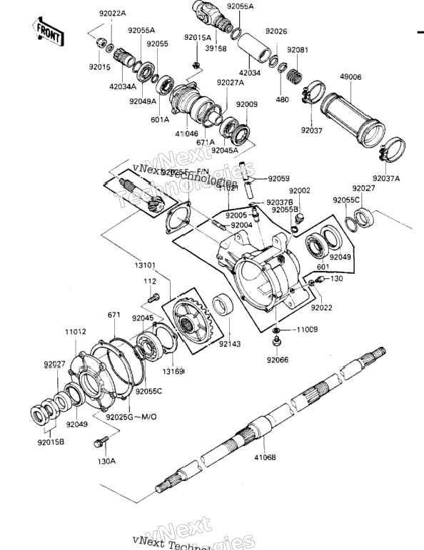 Drive Shaft/Final Gears