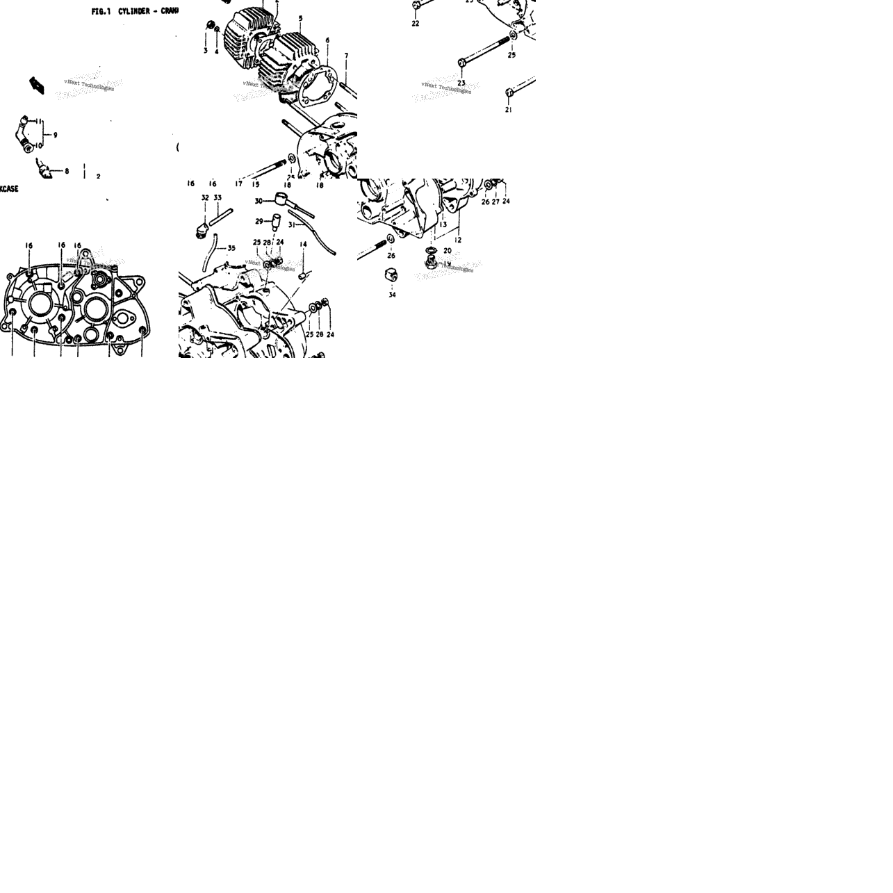 Cylinder - Crankcase