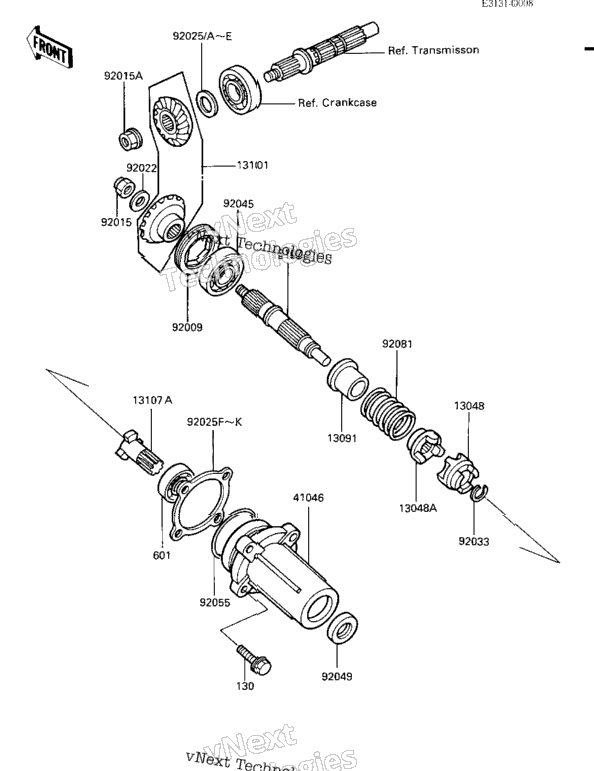 Front Bevel Gears
