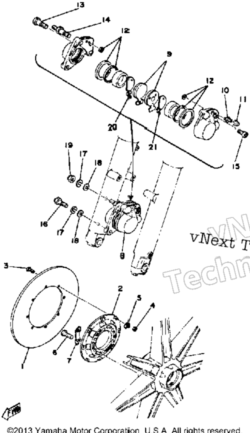 Front Disc Brake Caliper