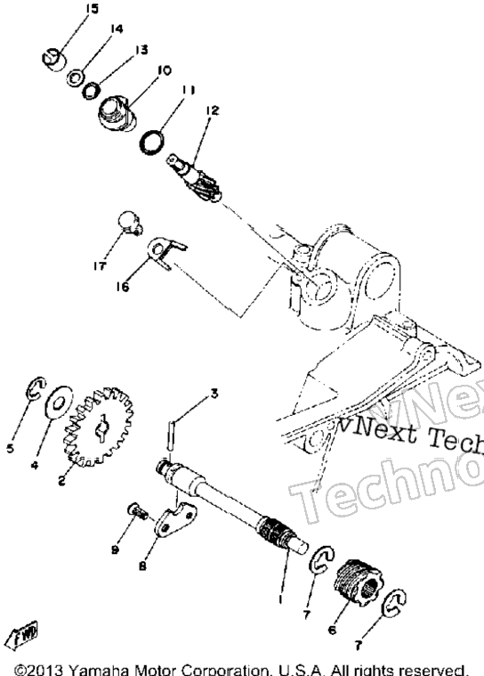 Tachometer Gear