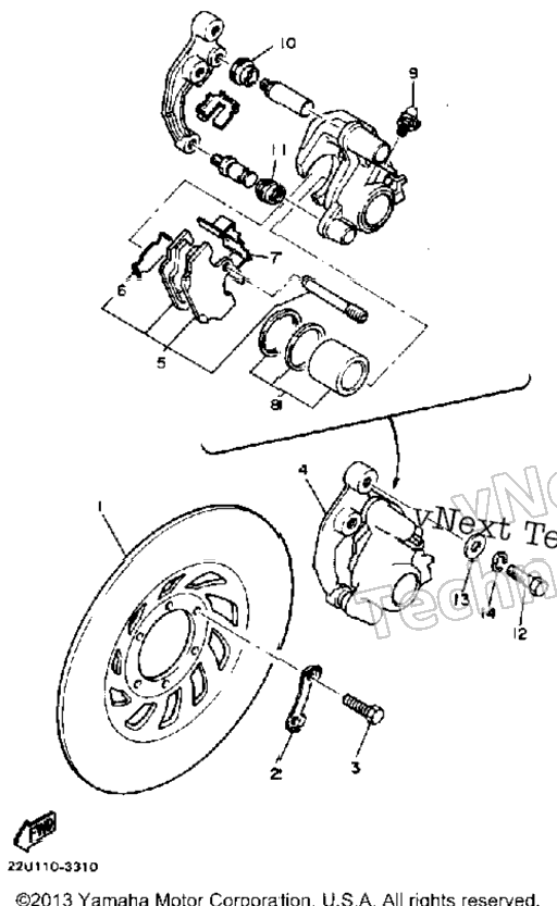 Front Brake Caliper