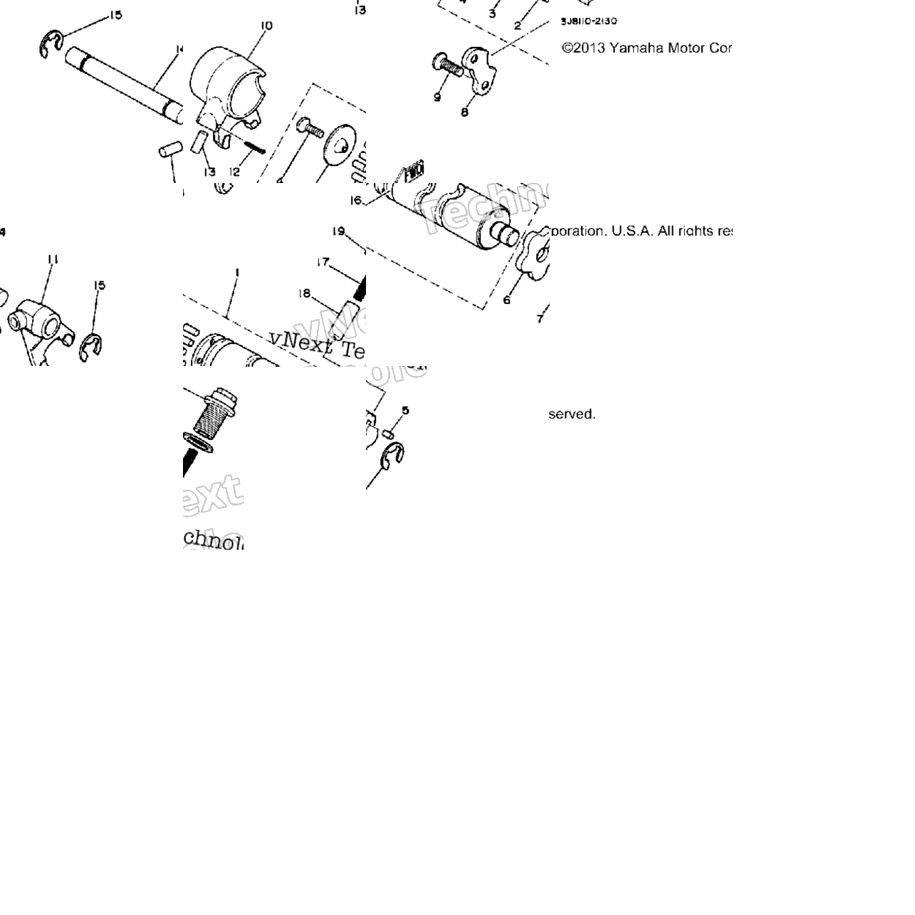Shift Cam Fork Dt80h - J - K