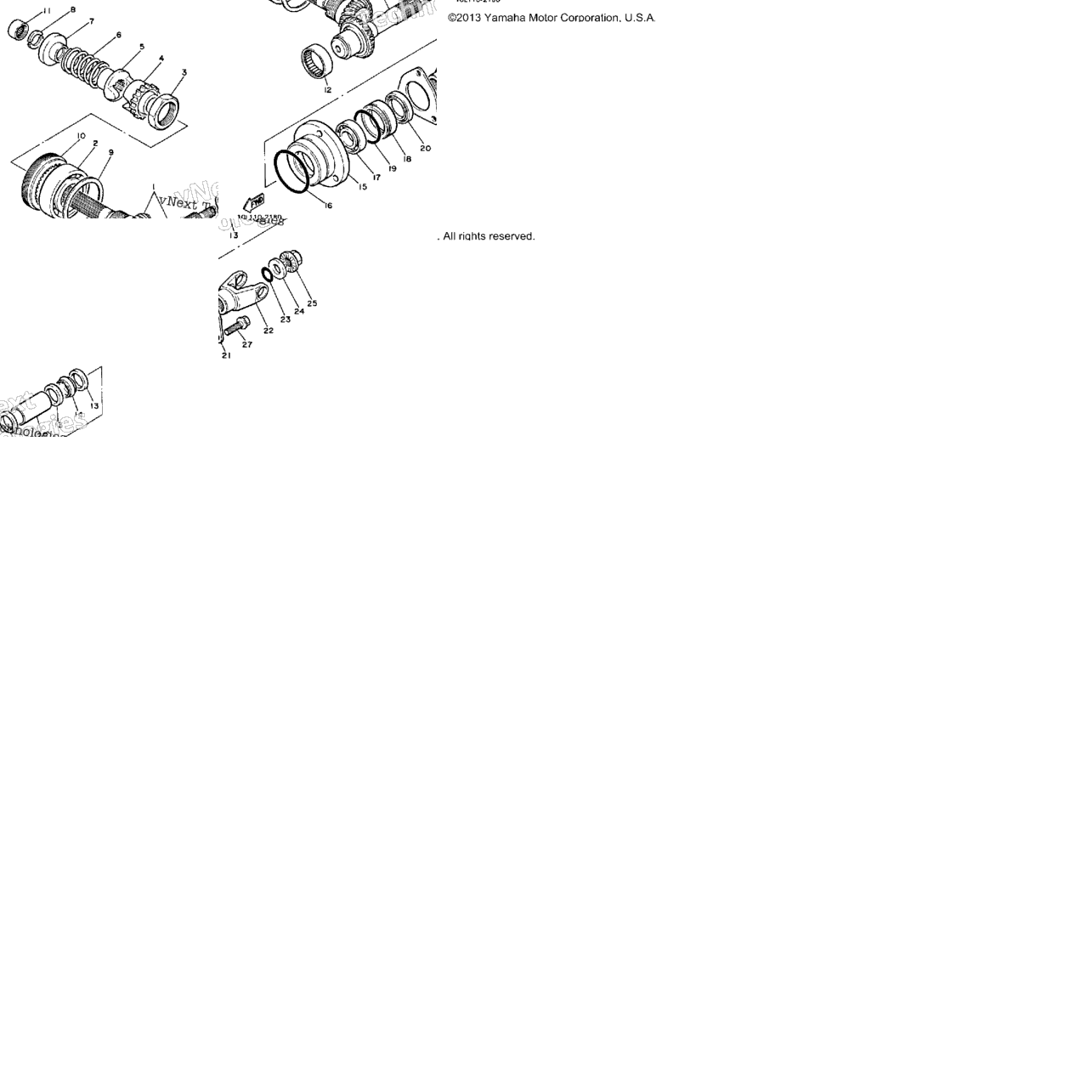 Middle Drive Gear