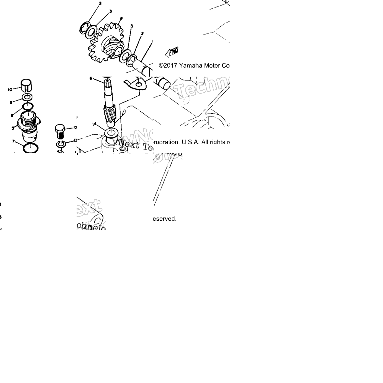 Tachometer Gear