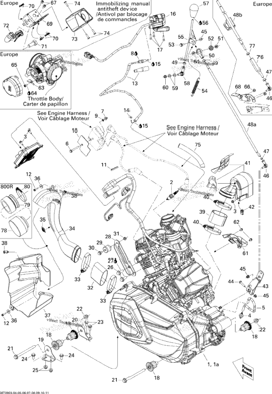 Engine And Engine Support 500
