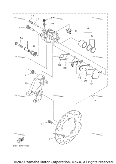 Rear Brake Caliper