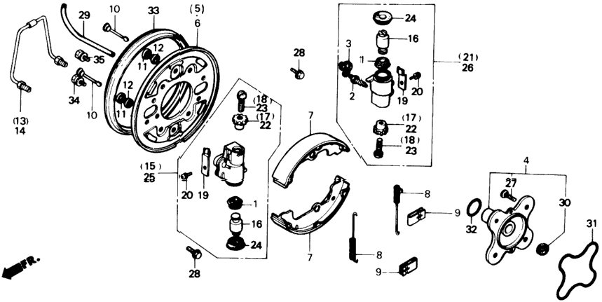 FR. BRAKE PANEL