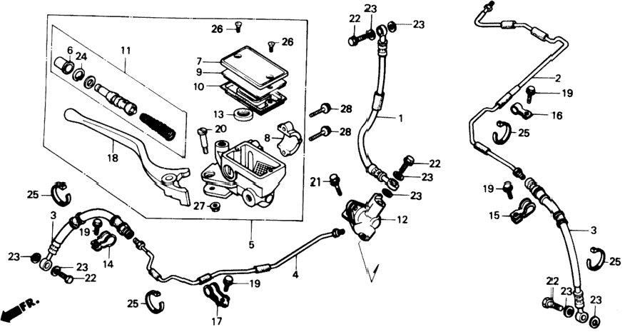 FRONT BRAKE MASTER CYLINDER