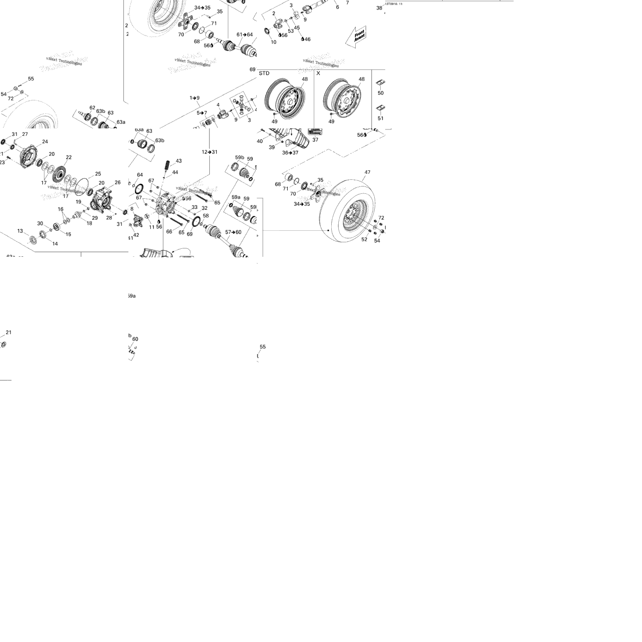 Drive System, Rear