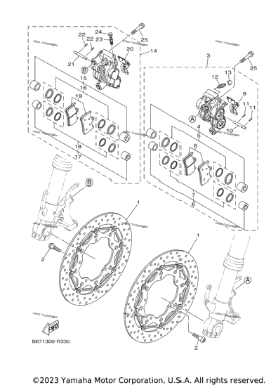 Front Brake Caliper