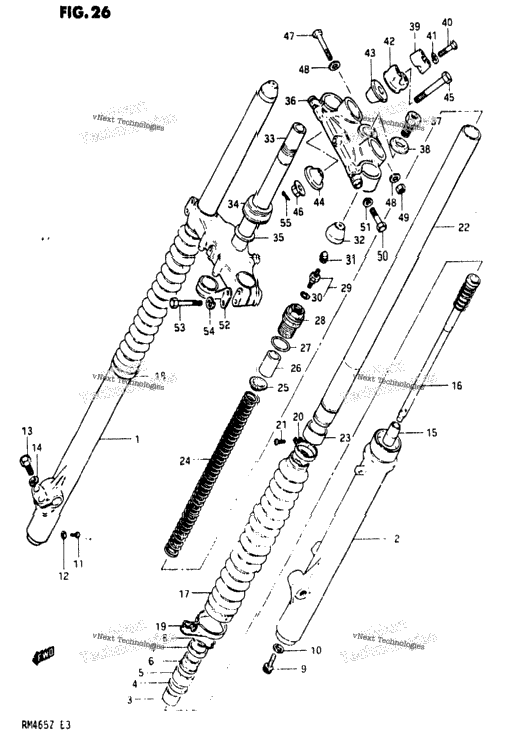 Front Fork (Model X)