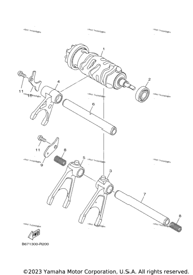 Shift Cam & Fork