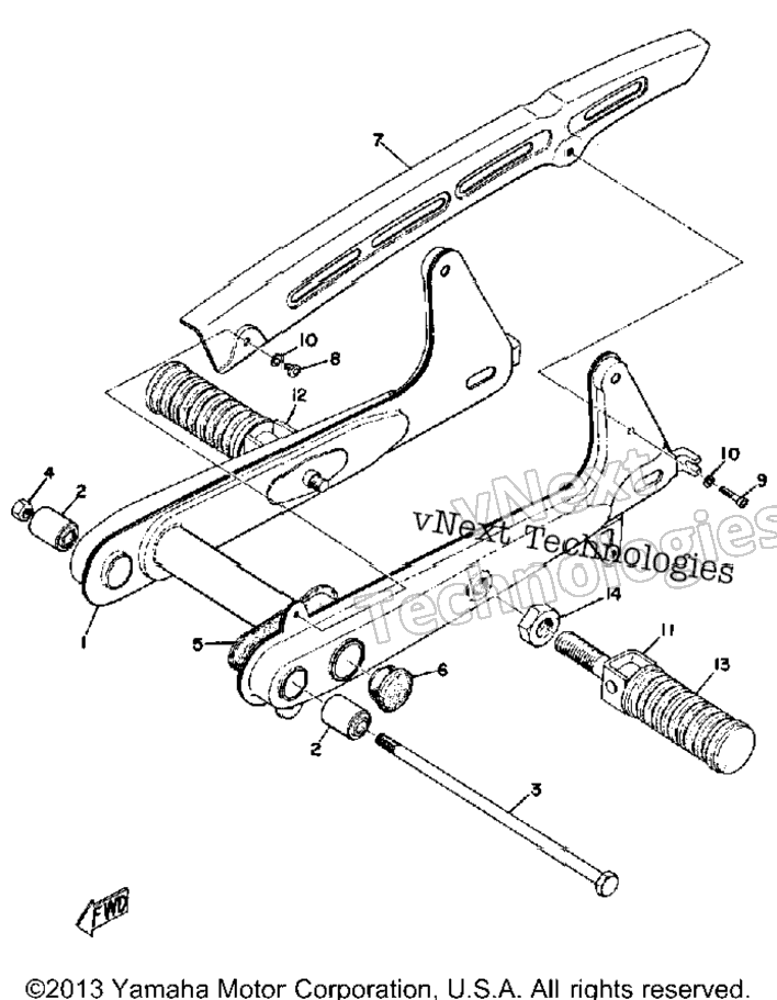 Rear Arm - Chain Case