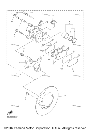 Rear Brake Caliper