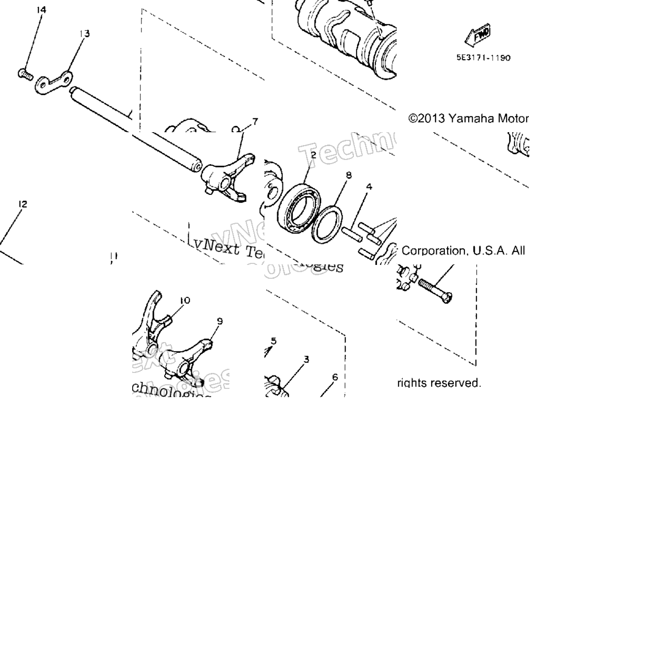 Shift Cam Fork