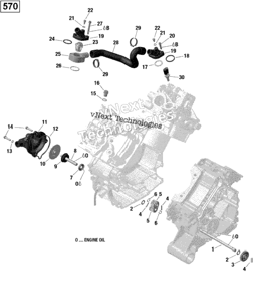 Engine Cooling - 570 Efi