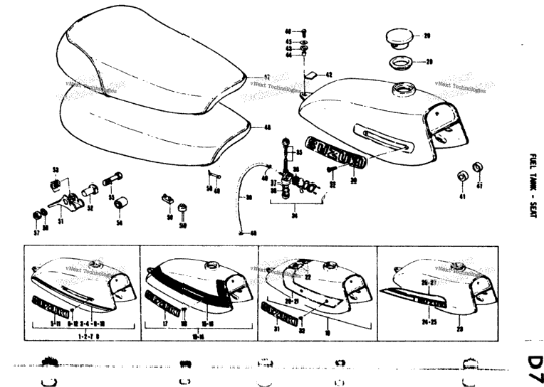 Fuel Tank - Seat