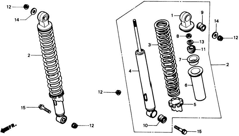 REAR SHOCK ABSORBER