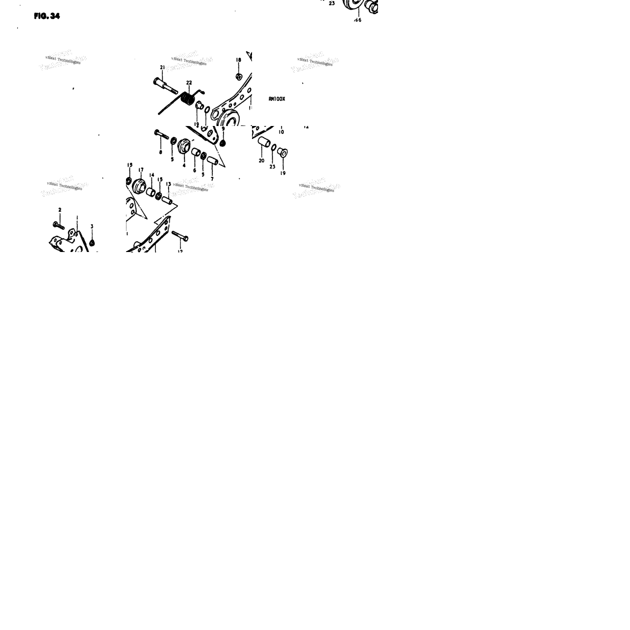 Chain Guide - Tensioner (Rm100n)