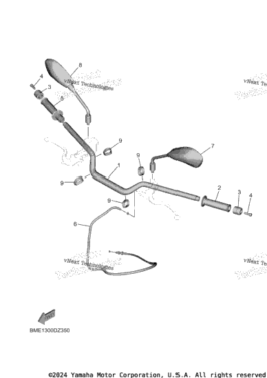 Steering Handle & Cable