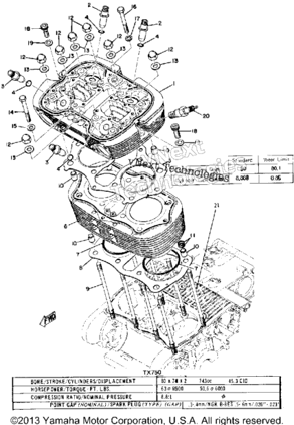 Cylinder Head - Cylinder