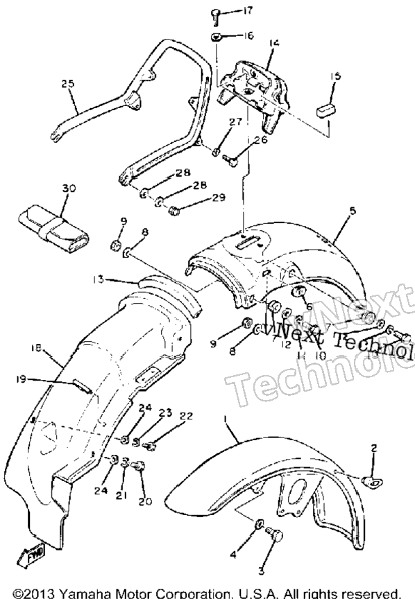 Front Fender Rear Fender