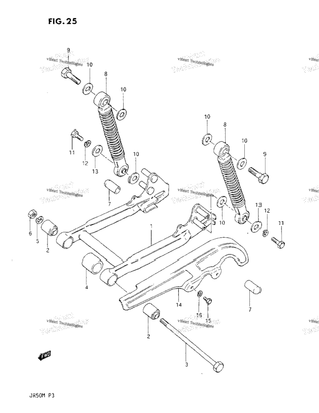 Rear Swinging Arm