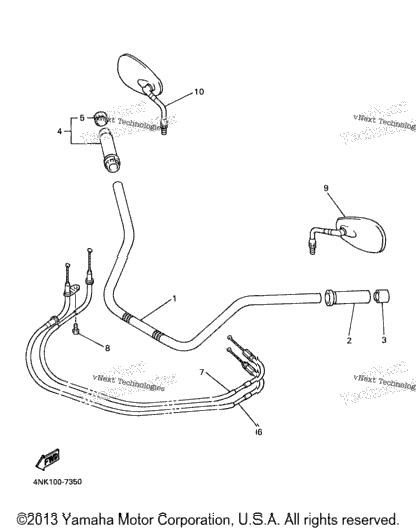Steering Handle Cable