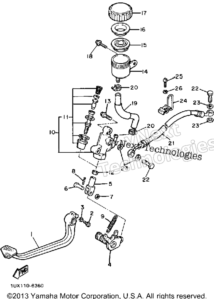 Rear Master Cylinder