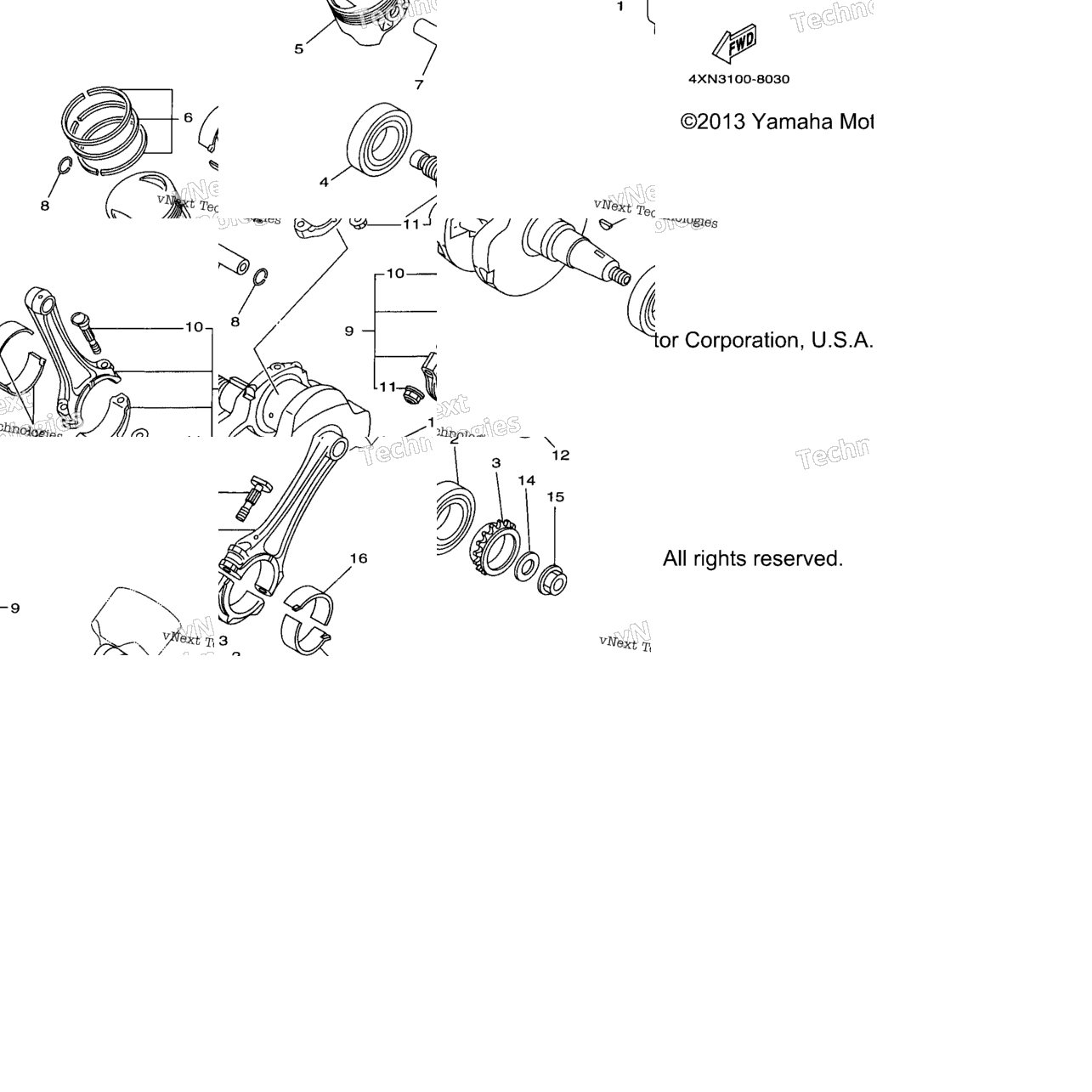 Crankshaft Piston
