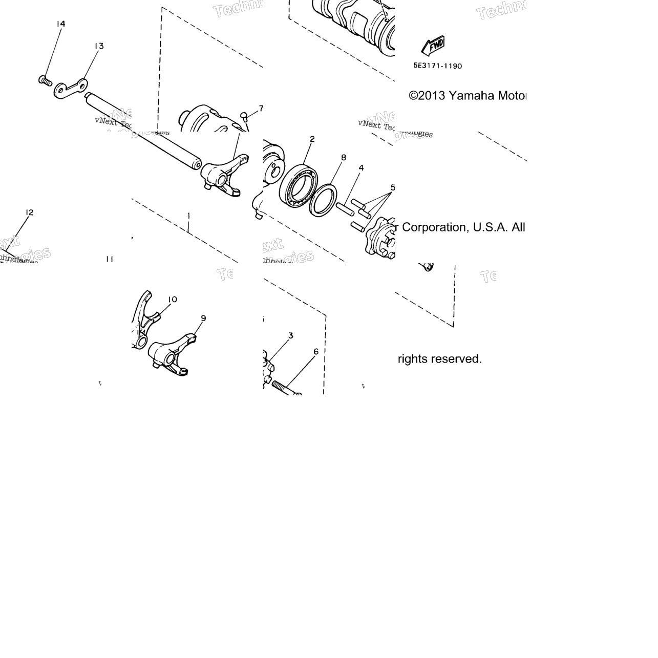 Shift Cam Fork