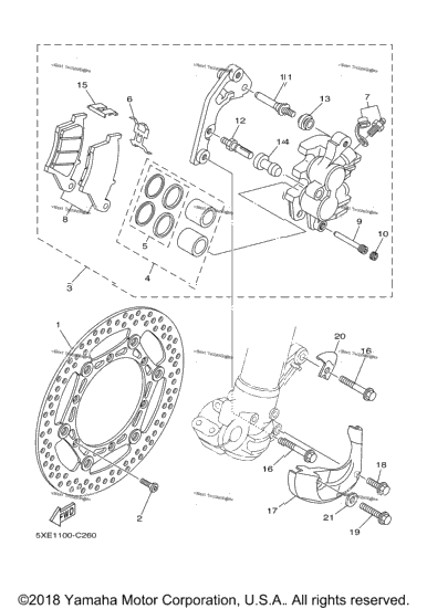 Front Brake Caliper
