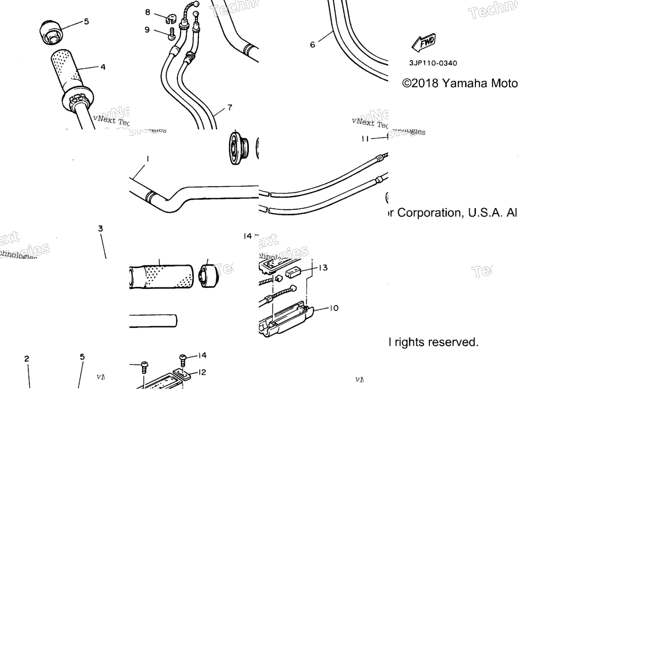 Steering Handle Cable