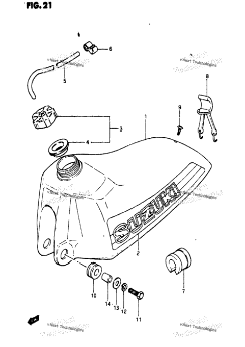 Fuel Tank (Model X)