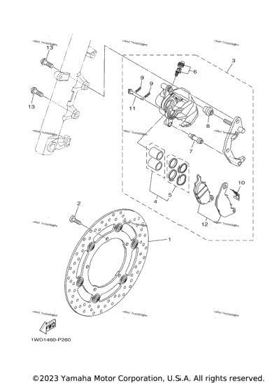 Front Brake Caliper